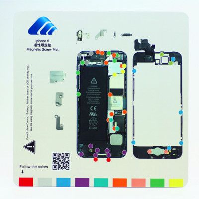 Magnetisk skruvmatta till iPhone 5