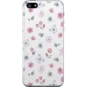 Mobilskal till Apple iPhone 5 med Blommor och fjärillar