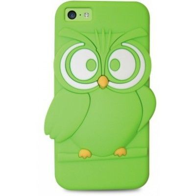 Puro Cartoon Owl (iPhone 5/5S/5C) - Grön