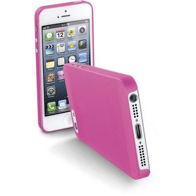 CellularLine 035 Ultra slim hårdplastskal för Apple iPhone 5/5S/SE, rosa