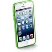 CellularLine Bumper plus, bumper för iPhone 5, inkl skärmskydd, grön