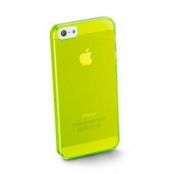 CellularLine COOL FLUO hårdplastskal för iPhone 5, skärmskydd, grön