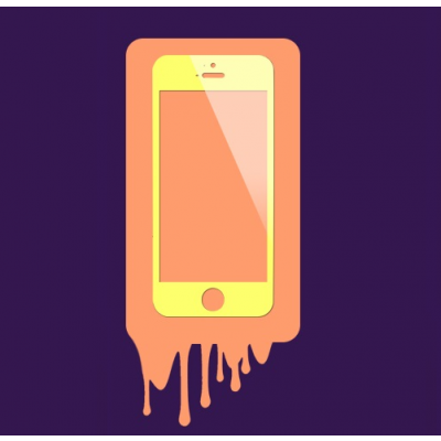 Colored Tempered Glass Skärmskydd till Apple iPhone 5/5S/SE (Gul)