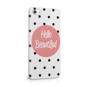 Skal till Apple iPhone SE/5S/5 - Hello Beautiful - Rosa