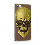 Skal till Apple iPhone SE/5S/5 - Hipster Skull Brun