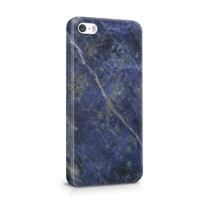 Skal till Apple iPhone SE/5S/5 - Marble - Blå