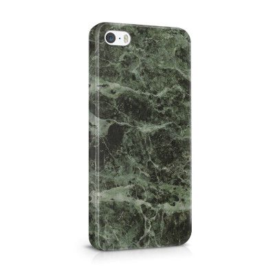 Skal till Apple iPhone SE/5S/5 - Marble - Grön/Svart