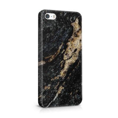Skal till Apple iPhone SE/5S/5 - Marble - Svart