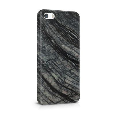 Skal till Apple iPhone SE/5S/5 - Marble - Svart/Grå