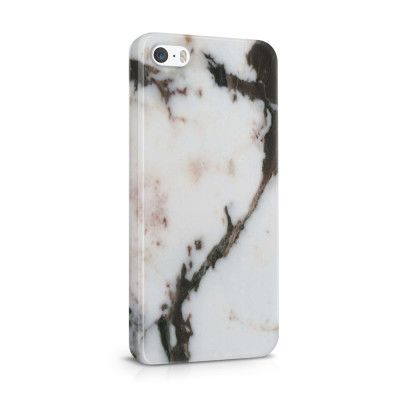 Skal till Apple iPhone SE/5S/5 - Marble - Vit