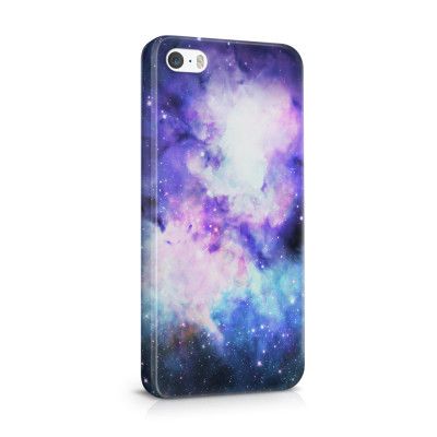 Skal till Apple iPhone SE/5S/5 - Rymden - Lila/Blå