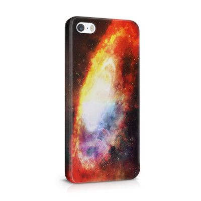 Skal till Apple iPhone SE/5S/5 - Rymden - Röd