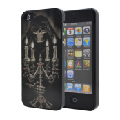 3D Baksideskal till Apple iPhone 5S/5 (Candle Skull)