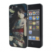 3D Baksideskal till Apple iPhone 5/5S/SE (Red Girl)