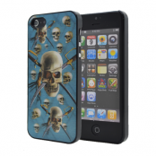 3D Baksideskal till Apple iPhone 5/5S/SE (Sword Skull)