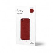 3mk Ferya Skin Skal iPhone 5 / 5s / Se - Glitter Röd