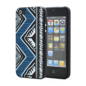 Baksidesskal till Apple iPhone 5/5S/SE - Aztec mönster (Blå)
