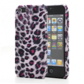 Baksidesskal till iPhone 5S/5 Leopard (Rosa)
