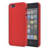 Baksidesskal till Apple iPhone 5/5S/SE - Sand - Röd