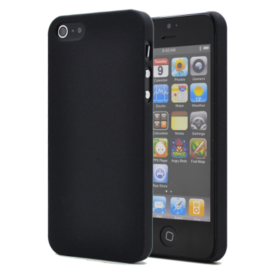 Baksidesskal till iPhone 5S/5 - Sand - Svart