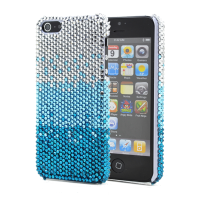 Bling Bling Skal till Apple iPhone 5/5S/SE - Ljusblå