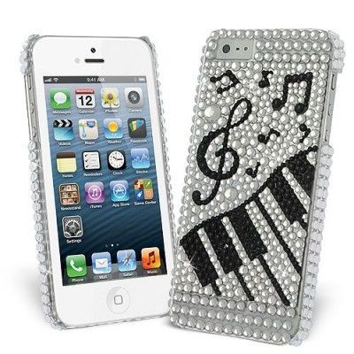 Bling Piano Skal till Apple iPhone 5/5S/SE + Skärmskydd