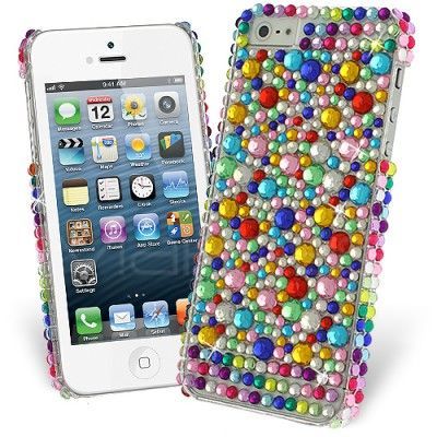 Bling Rainbow Lights Skal till Apple iPhone 5/5S/SE + Skärmskydd
