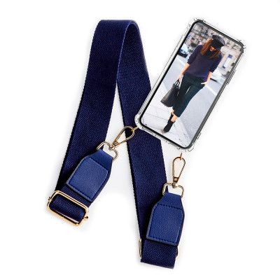 Boom iPhone 5/5S/SE skal med mobilhalsband- Belt Blue