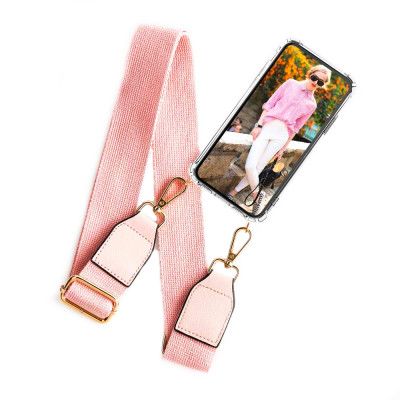 Boom iPhone 5/5S/SE skal med mobilhalsband- Belt Pink