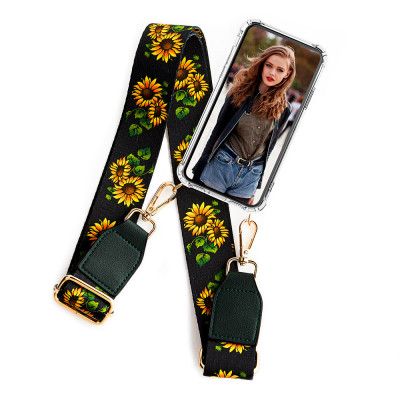 Boom iPhone 5/5S/SE skal med mobilhalsband- Belt Sunflower