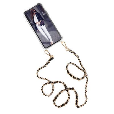 Boom iPhone 5/5S/SE skal med mobilhalsband- Chain Black