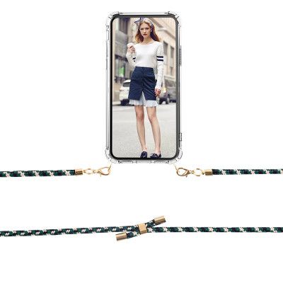 Boom iPhone 5/5S/SE skal med mobilhalsband- Rope CamoGreen