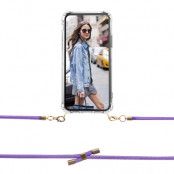 Boom iPhone 5/5S/SE skal med mobilhalsband- Rope Purple
