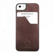 BUGATTI ClipOnCover Leather Premium till iPhone 5S/5 Brun
