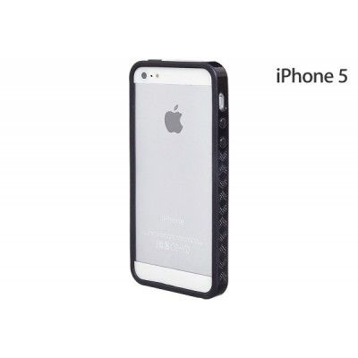 Bumper till Apple iPhone 5/5S/SE (Svart)