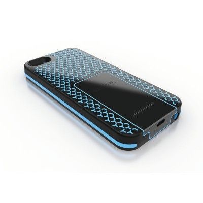 D & B Backbone Starter Pack iPhone 5/5S Svart/Blå