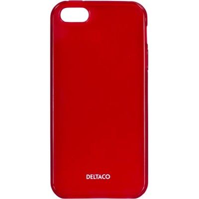 DELTACO termoplastskal till iPhone 5, röd