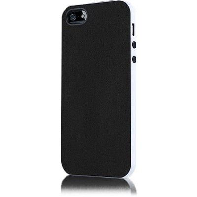 EPZI skal för iPhone 5/5S, tvådelad, svart/vit