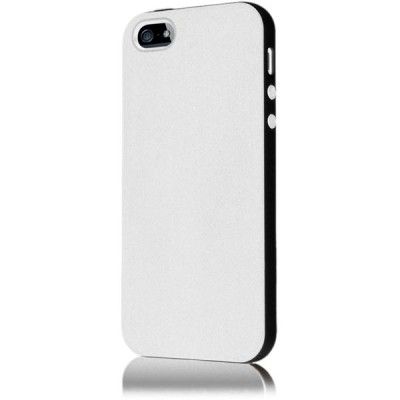 EPZI skal för iPhone 5/5S, tvådelad, vit/svart