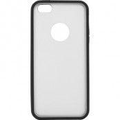 EPZI transparent skal till iPhone 5/5S med färgad kant, svart