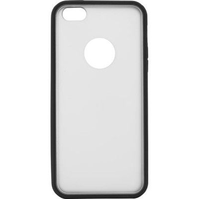 EPZI transparent skal till iPhone 5/5S med färgad kant, svart