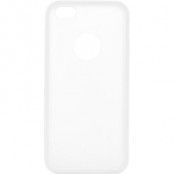 EPZI transparent skal till iPhone 5/5S med färgad kant, vit
