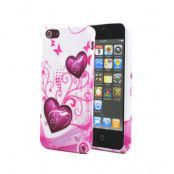 FlexiCase Skal till Apple iPhone 5/5S/SE - Twin Hearts