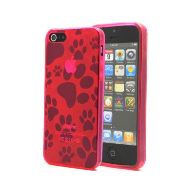 Footmark FlexiCase Skal till Apple iPhone 5/5S/SE - Röd