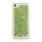 Glitter Skal till Apple iPhone 5/5S/SE - Grön