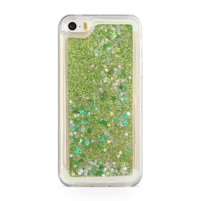 Glitter Skal till Apple iPhone 5/5S/SE - Grön