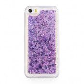 Glitter Skal till Apple iPhone 5/5S/SE -  Lila