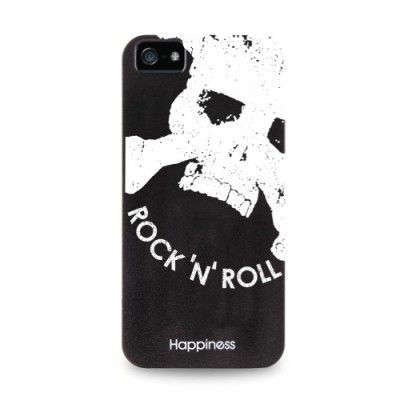 Happiness Prints iPhone 5 Rock 'N' Roll White Skull