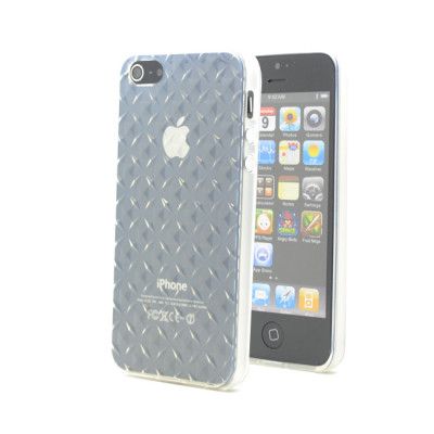 Hexagon FlexiCase Skal till Apple iPhone 5/5S/SE - Transparent