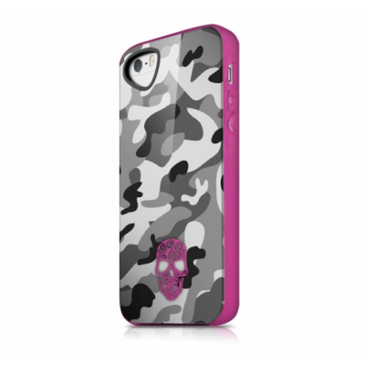 ITSkin Phantom Skal till Apple iPhone 5/5S/SE- Svart/Magenta